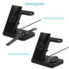 Load image into Gallery viewer, Latest OUKKE Wireless Charger, True 5 in 1 for Apple iPhone/iWatch/Samsung's watch/Airpods, Qi-Certified Charging Station for iPhone 12/11/Pro/Max/XS/Max/XR/XS/X, iWatch 6/SE/5/4/3/2, Airpods Pro/2/1