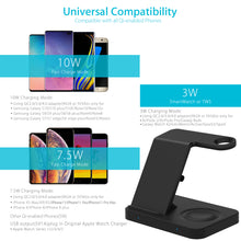 Load image into Gallery viewer, Latest OUKKE Wireless Charger, True 5 in 1 for Apple iPhone/iWatch/Samsung's watch/Airpods, Qi-Certified Charging Station for iPhone 12/11/Pro/Max/XS/Max/XR/XS/X, iWatch 6/SE/5/4/3/2, Airpods Pro/2/1